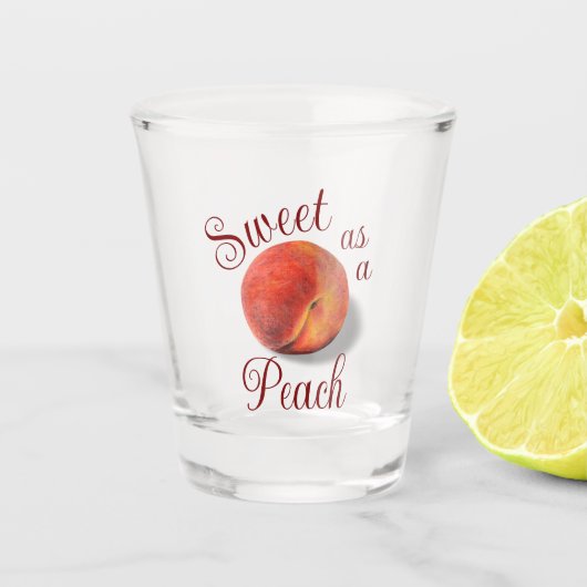 Peach Shot glas (Voorkant)