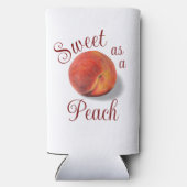 Peach Slim Koelbox Seltzer Blikjeskoeler (Achterkant)