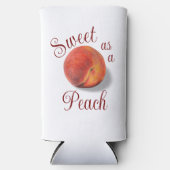 Peach Slim Koelbox Seltzer Blikjeskoeler (Voorkant)