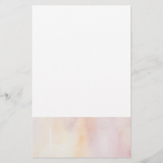 Peach Soft Flower Baby shower Game (Achterkant)