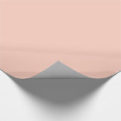 Peach Solid Color Cadeaupapier (Hoek)