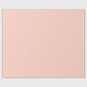Peach Solid Color Cadeaupapier (Vlak)