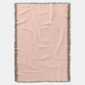 Peach Solid Color Deken (Voorkant Verticaal)