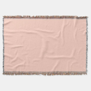Peach Solid Color Deken