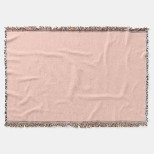 Peach Solid Color Deken (Voorkant)