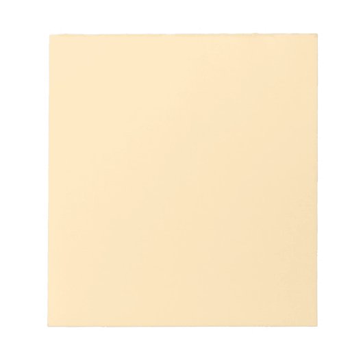 Peach Solid Color Notitieblok (Voorkant)