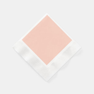 Peach Solid Color Servetten