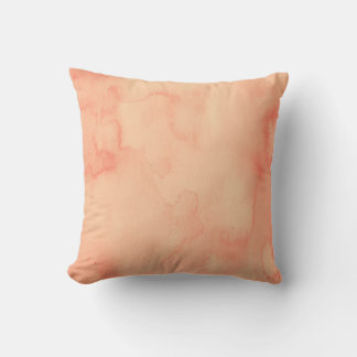 Peach Sorbet Waterverf Kussen
