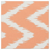 Peach Southern Cottage Chevrons Stof (Close Up)