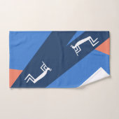 Peach Southwestern Kokopelli Bath Towel Set Bad Handdoek (Handdoek)