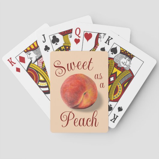 Peach Speelkaarten (Achterkant)