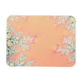 Peach Spring Frost Fractal Magneet (Horizontaal)