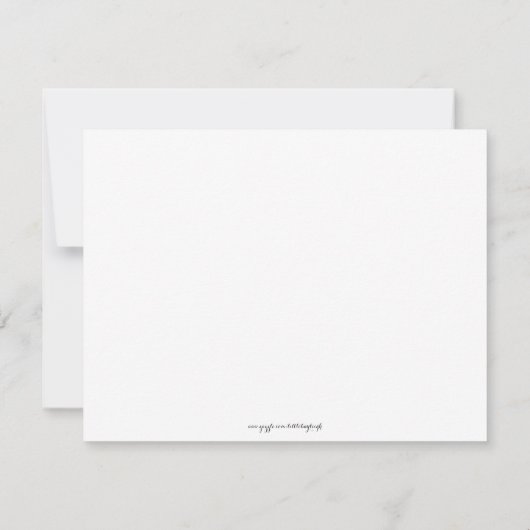 Peach Starfish Beach Wedding RSVP (Achterkant)