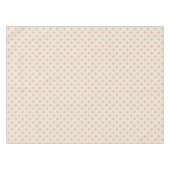 Peach Stars op het Atomic Cream Mid Century-patroo Tafelkleed (Voorkant (Horizontaal))