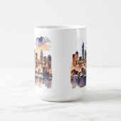 Peach State of Mind Nightscape Coffee Mok (Center)