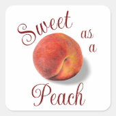 Peach Sticker (Voorkant)