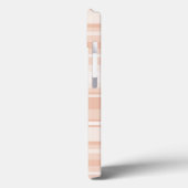 Peach stripes Case-Mate iPhone hoesje (Achterkant / Links)