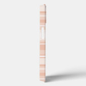 Peach stripes Case-Mate iPhone hoesje (Achterkant / Rechts)