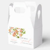 Peach Summer Baby shower Favor Box Bedankdoosjes (Geopend)