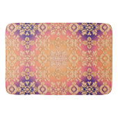 Peach Sunset Royal Damask Badmat (Voorkant)