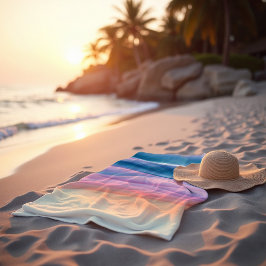 Peach Swell Fluid Abstract Coastal Strandlaken