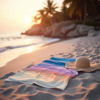 Peach Swell Fluid Abstract Coastal Strandlaken