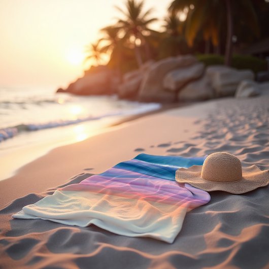 Peach Swell Fluid Abstract Coastal Strandlaken