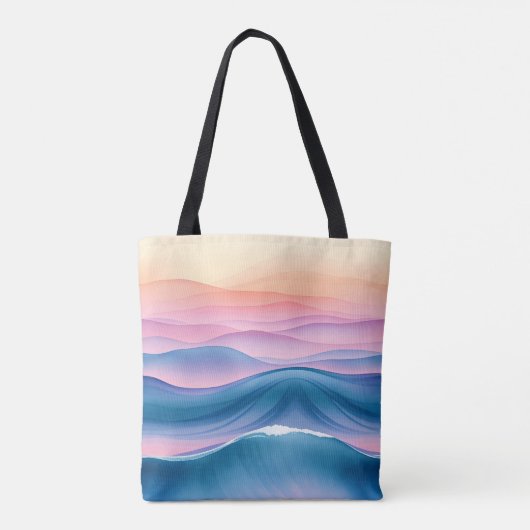 Peach Swell Tote Bag (Achterkant)