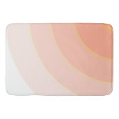 Peach Swirls Bath Mat (Voorkant)