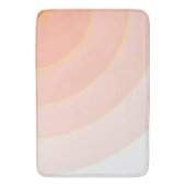 Peach Swirls Bath Mat (Voorkant Verticaal)