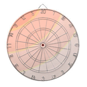 Peach Swirls Dartboard Dartbord