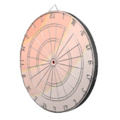 Peach Swirls Dartboard Dartbord (Voorkant Rechts)