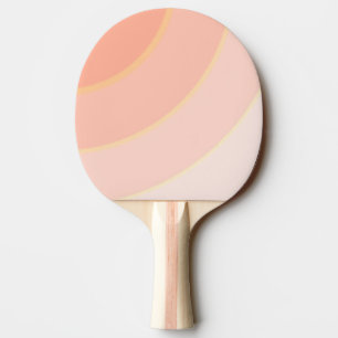 Peach Swirls Ping Pong Paddle Tafeltennisbatje