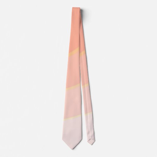 Peach Swirls Stropdas (Voorkant)