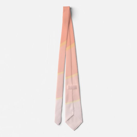 Peach Swirls Stropdas (Achterkant)