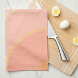 Peach Swirls Tea Towels Theedoek