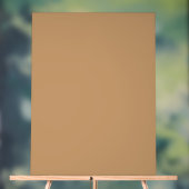 Peach Tan Color Block | Soft Wedding Design Acryl Bord (Neutraal)