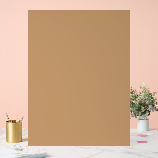 Peach Tan Color Block | Soft Wedding Design Acryl Bord (Huwelijk)