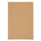 Peach Tan Color Block | Soft Wedding Design Foto Afdruk (Voorkant)