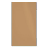 Peach Tan Color Block | Soft Wedding Design Magnetisch Visitekaartje (Voorkant Verticaal)