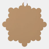 Peach Tan Color Block | Soft Wedding Design Ornament Kaart (Voorkant)