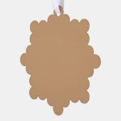 Peach Tan Color Block | Soft Wedding Design Ornament Kaart (Links)