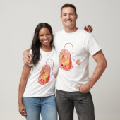 Peach Tea Bag T-shirt (Unisex)