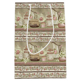  peach thea & Rozen Gift Bag Medium Cadeauzakje