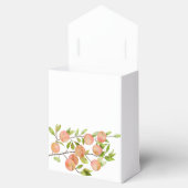 Peach Theme Baby shower Favor Box Bedankdoosjes (Geopend)