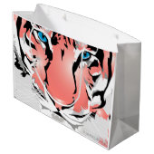 PEACH TIGER GROTE CADEAUZAK GROOT CADEAUZAKJE (Achterkant Gekanteld)