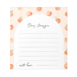 Peach Time Capsule Notepad Notitieblok