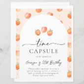 Peach Time Capsule Sign | Teken Peach Party (Voorkant / Achterkant)