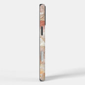 Peach-Toned Moeder van Pearl Mosaic Case-Mate iPhone Case (Achterkant / Rechts)