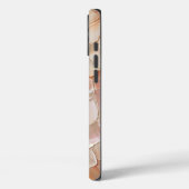 Peach-Toned Moeder van Pearl Mosaic Case-Mate iPhone Case (Achterkant / Links)